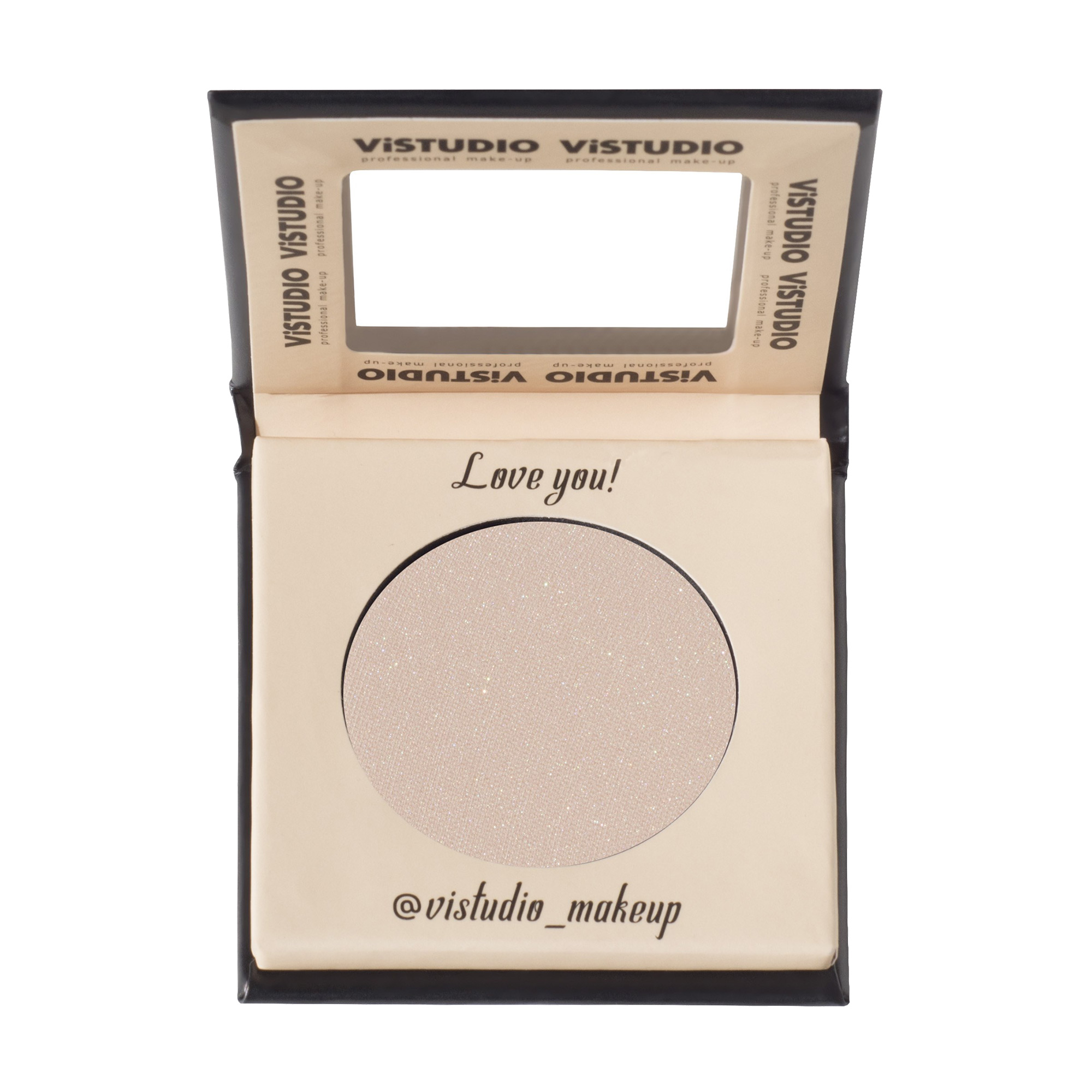 Компактні тіні для повік ViSTUDIO Compact Eyeshadow Bisque, 6 г