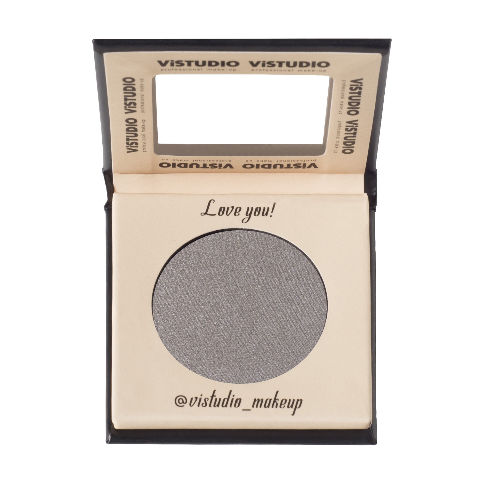 Компактні тіні для повік ViSTUDIO Compact Eyeshadow Silver, 6 г