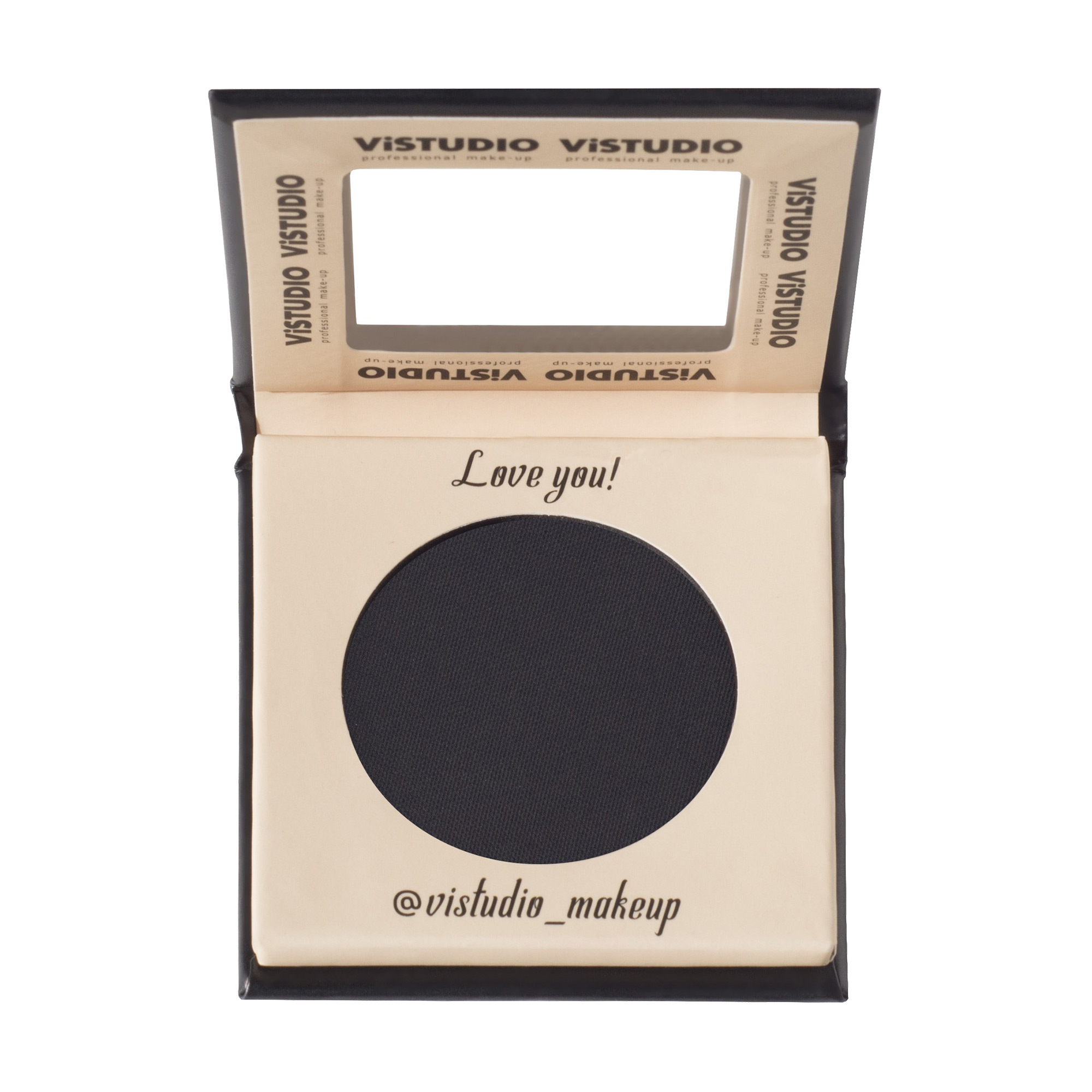 Уцінка! Компактні тіні для повік ViSTUDIO Compact Eyeshadow Golden Charcoal, 6 г